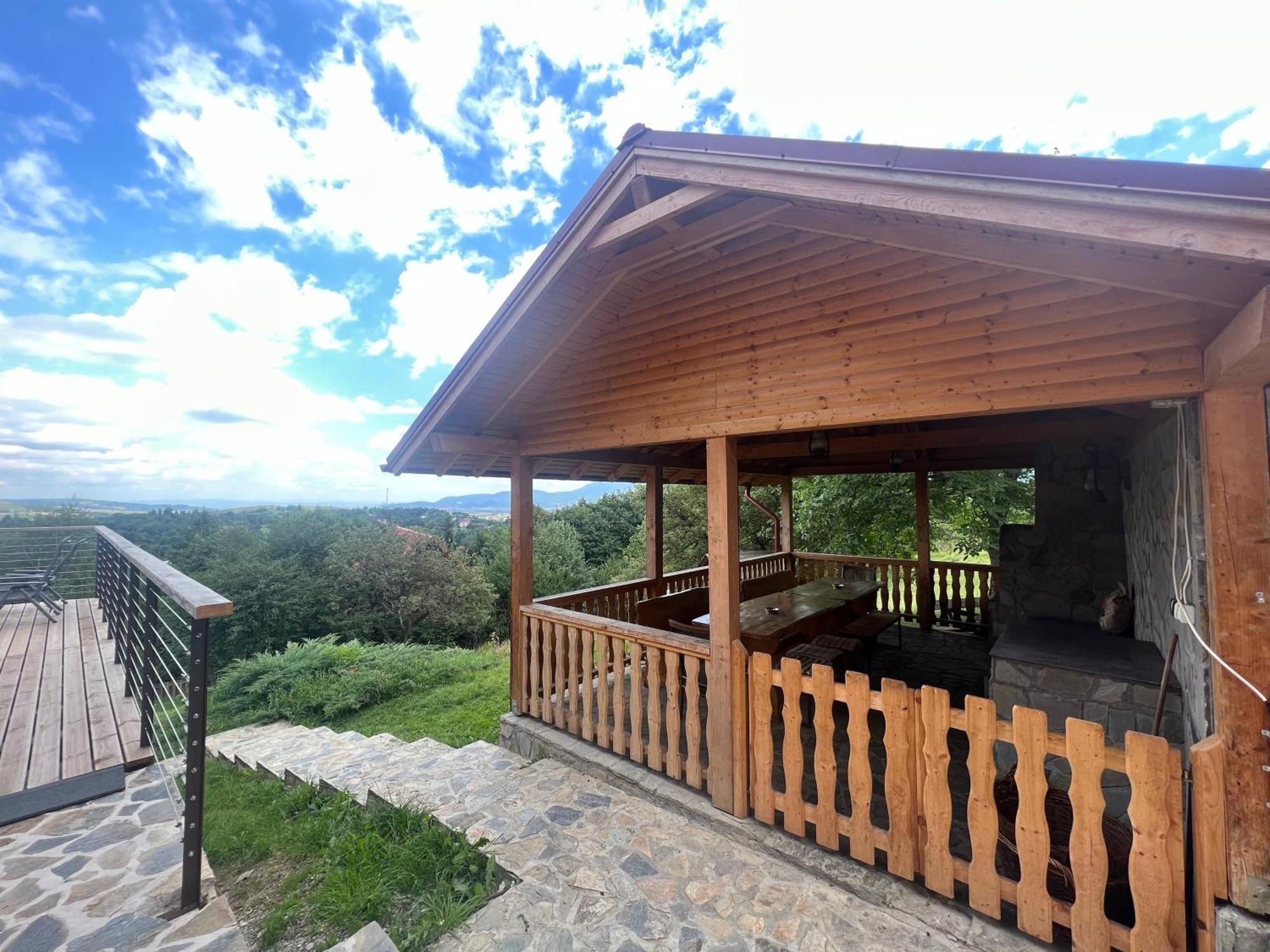 Carpathian Log Home Bran  Buitenkant foto